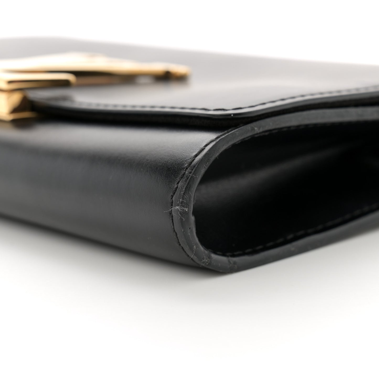 Calfskin Chain Louise GM Black