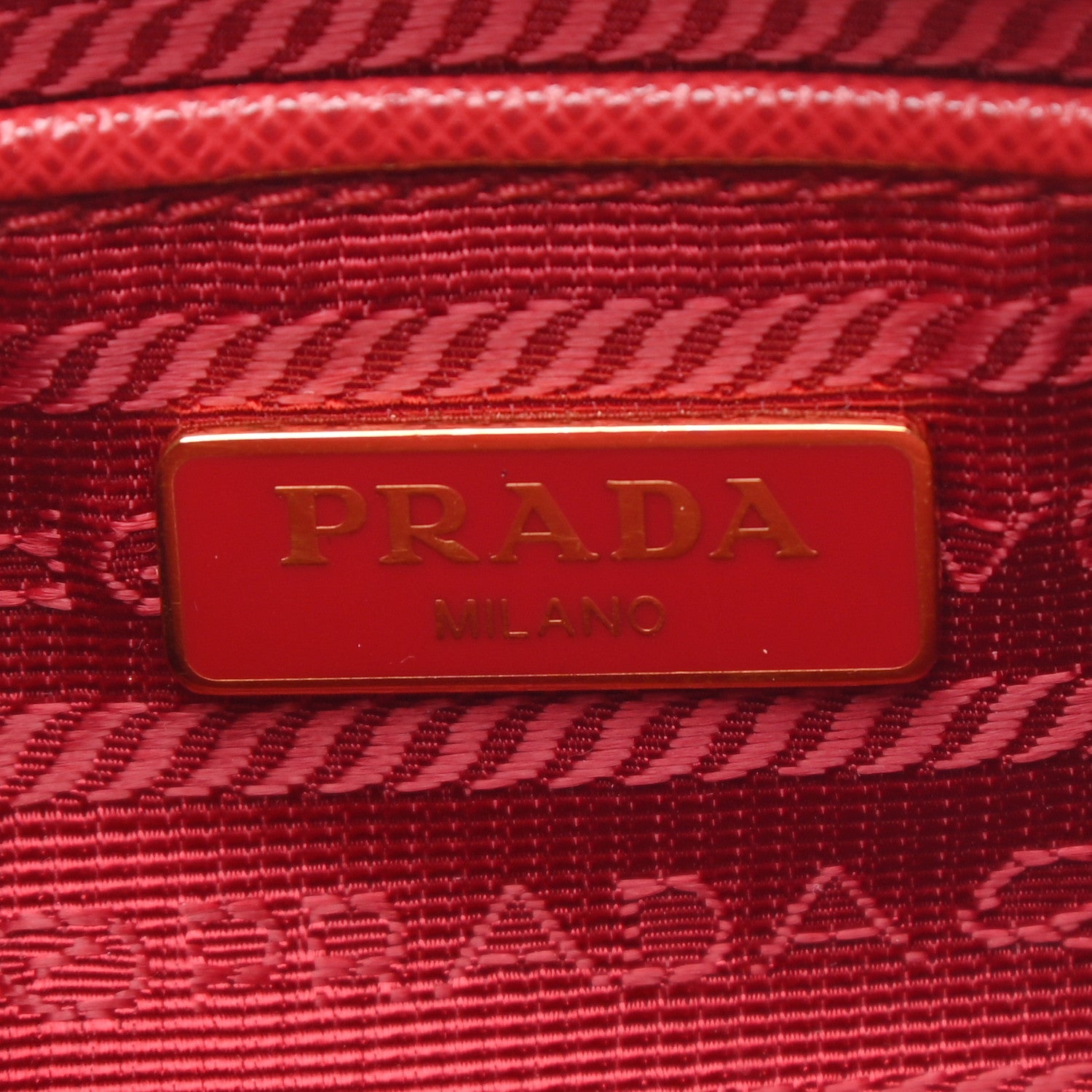 Prada Saffiano Mini Camera Crossbody Bag Fuoco 6 of 9