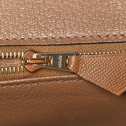 Hermes Madame Calfskin Birkin Sellier 25 Chai 21 of 35