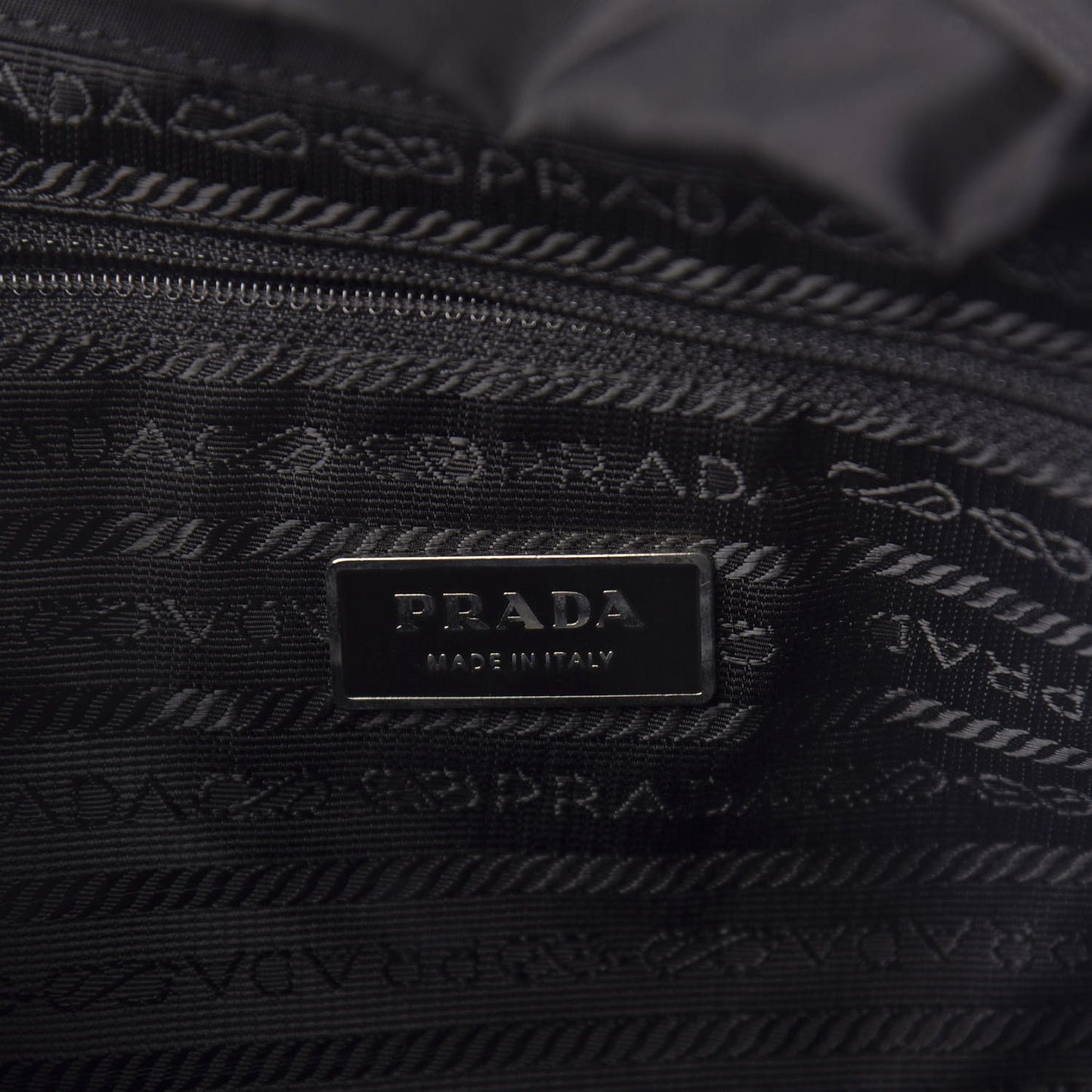 Nylon Vela Medium Backpack Black