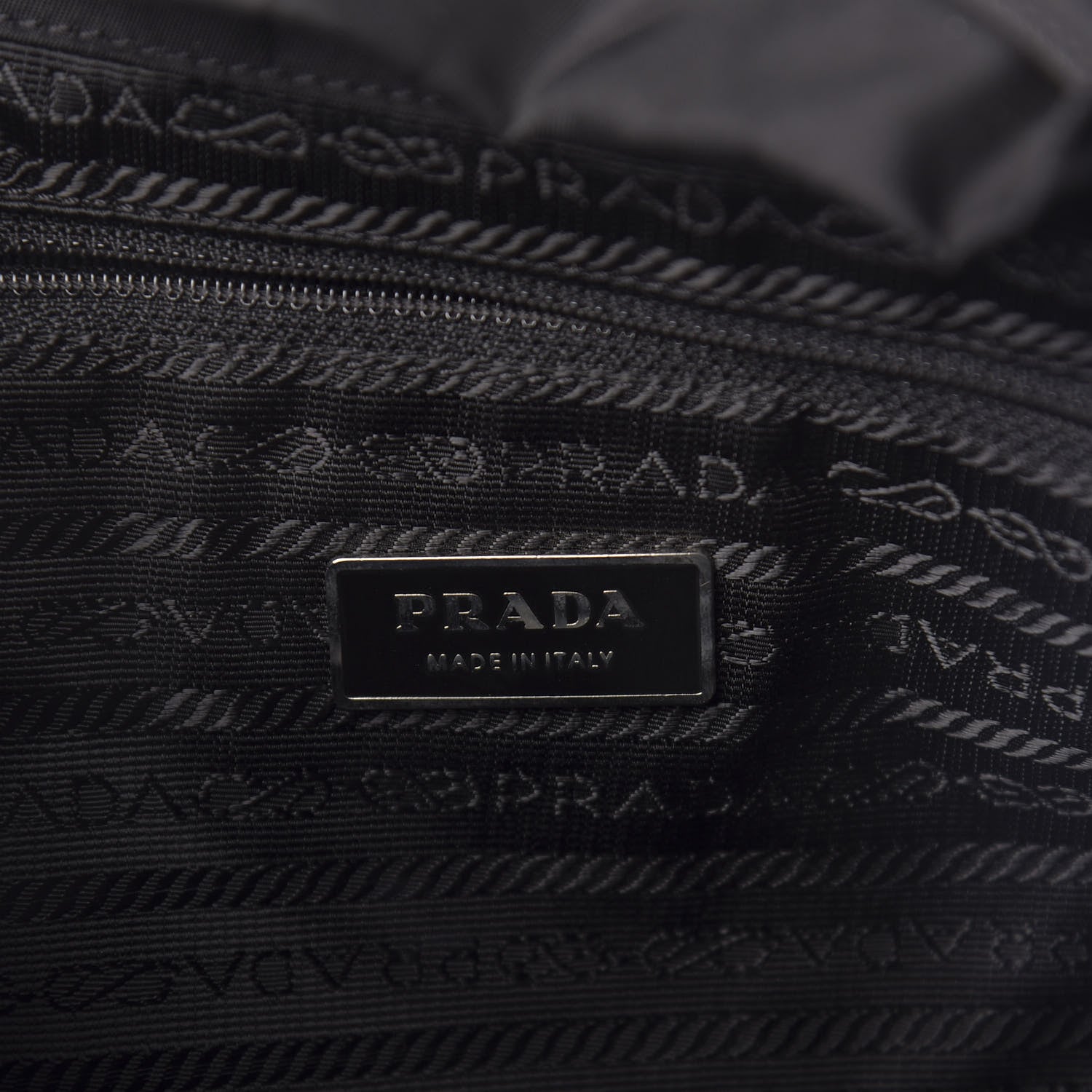Prada Nylon Vela Medium Backpack Black 7 of 8
