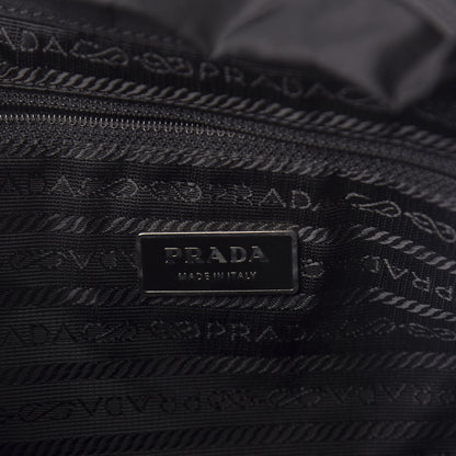 Prada Nylon Vela Medium Backpack Black 7 of 8