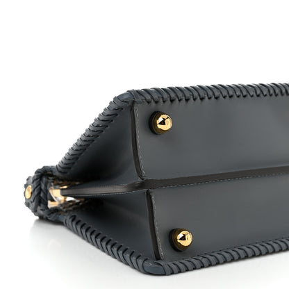 Fendi Vitello King Shiny Nappa Intreccio Petite Peekaboo I SEE U Satchel  Tempesta 8 of 9