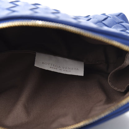 Bottega Veneta Nappa Intrecciato Cosmetic Pouch Royal Blue 8 of 10