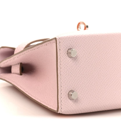Hermes Epsom Mini Kelly Sellier 20 Mauve Pale 9 of 11