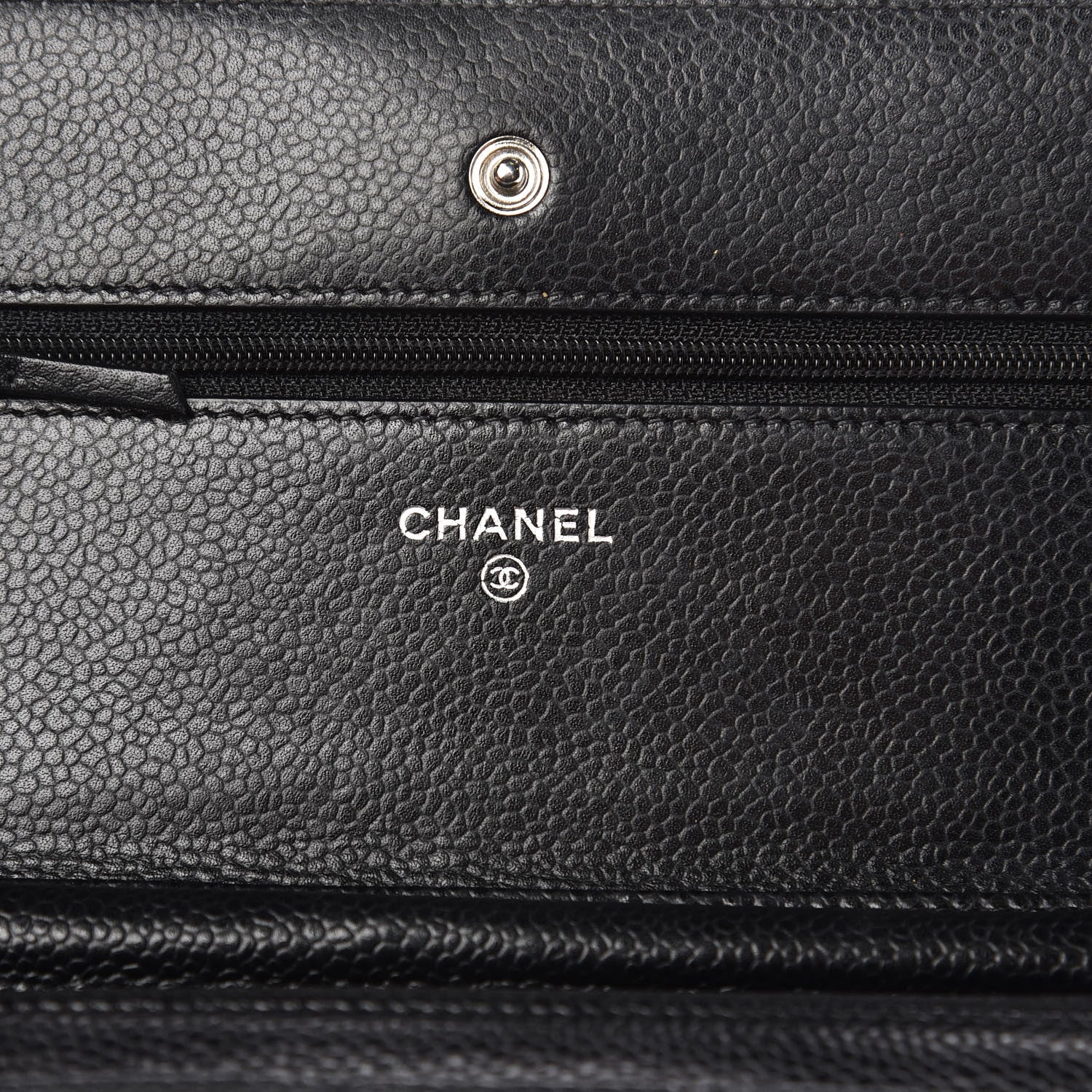Chanel Caviar Quilted Wallet On Chain WOC Black 6 of 13