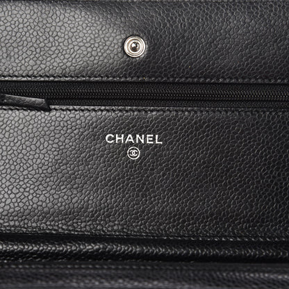 Chanel Caviar Quilted Wallet On Chain WOC Black 6 of 13