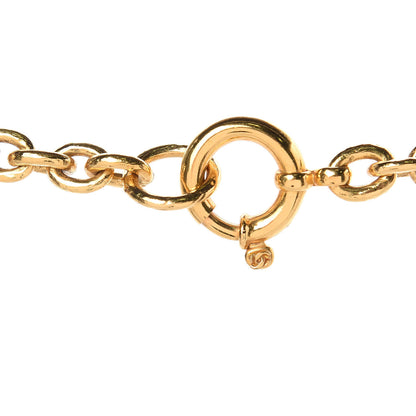Chanel CC Chain Pendant Long Necklace Gold 4 of 6