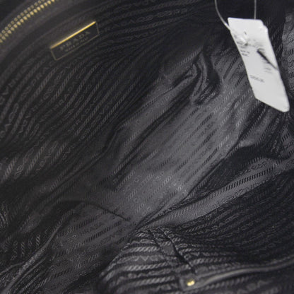 Prada Nappa Leather Gaufre Bauletto Nero Black 6 of 10