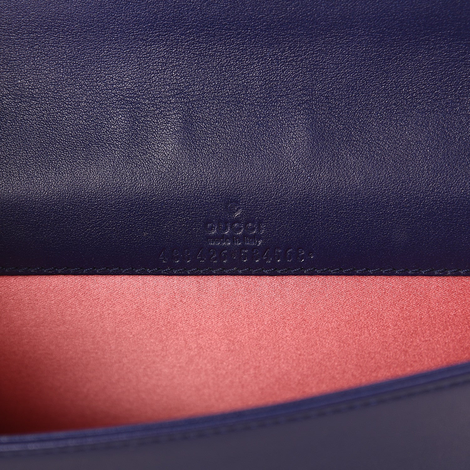Gucci Velvet Matelasse GG Marmont Mini Bag Cobalt Blue 5 of 7
