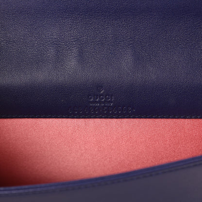 Gucci Velvet Matelasse GG Marmont Mini Bag Cobalt Blue 5 of 7