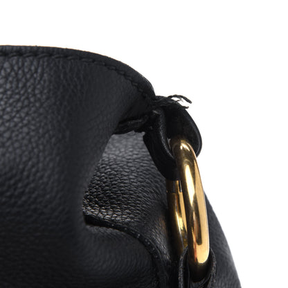 Gucci Pebbled Calfskin Medium Twill Tote Black 33 of 34