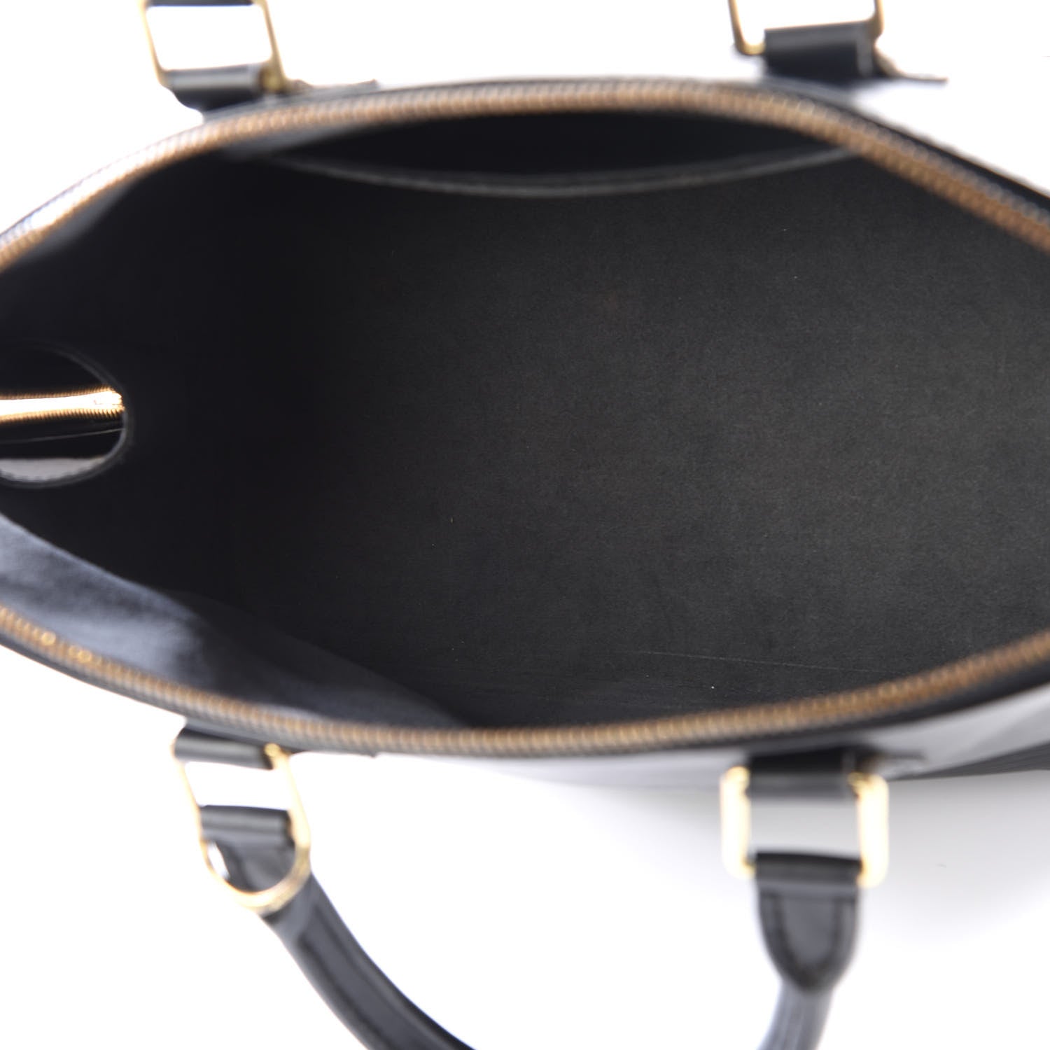 Louis Vuitton Epi Alma MM Black 4 of 11