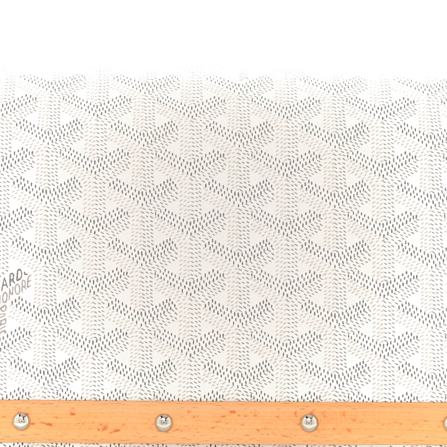 Goyard Goyardine Monte Carlo Bois Clutch White 8 of 12