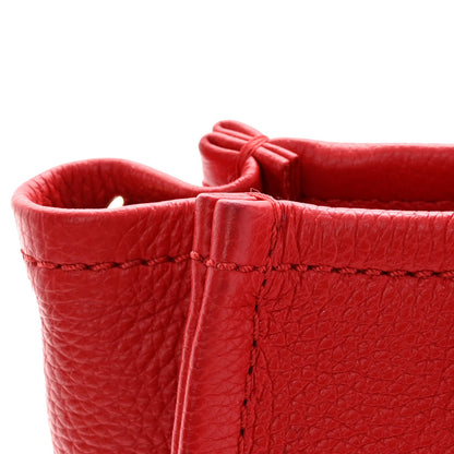 Marc Jacobs Grained Calfskin Small The Tote Bag True Red 15 of 18