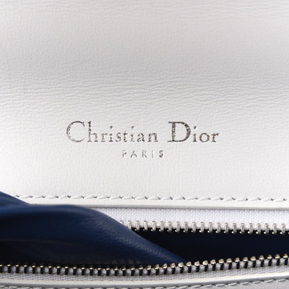 Christian Dior Lambskin Quilted Embroidered Small Diorama Flap Bag Off White 6 of 10