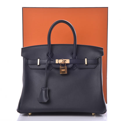 Hermes Swift Birkin 25 Bleu Indigo 12 of 12