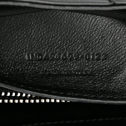 Saint Laurent Calfskin Y Quilted Monogram Small Loulou Chain Satchel Black 7 of 10