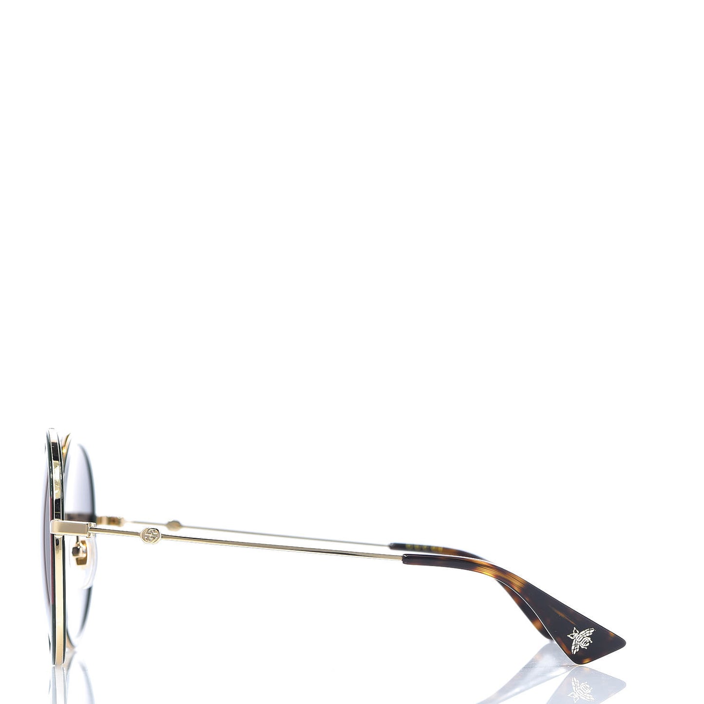 Round Frame Sunglasses GG0061S Blue Red