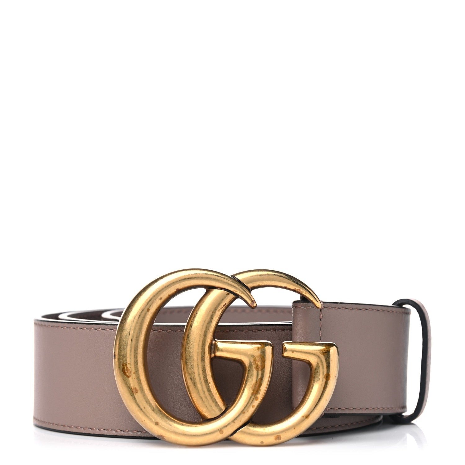 Gucci Calfskin Double G 40mm Belt 90 36 Porcelain Rose 1 of 5