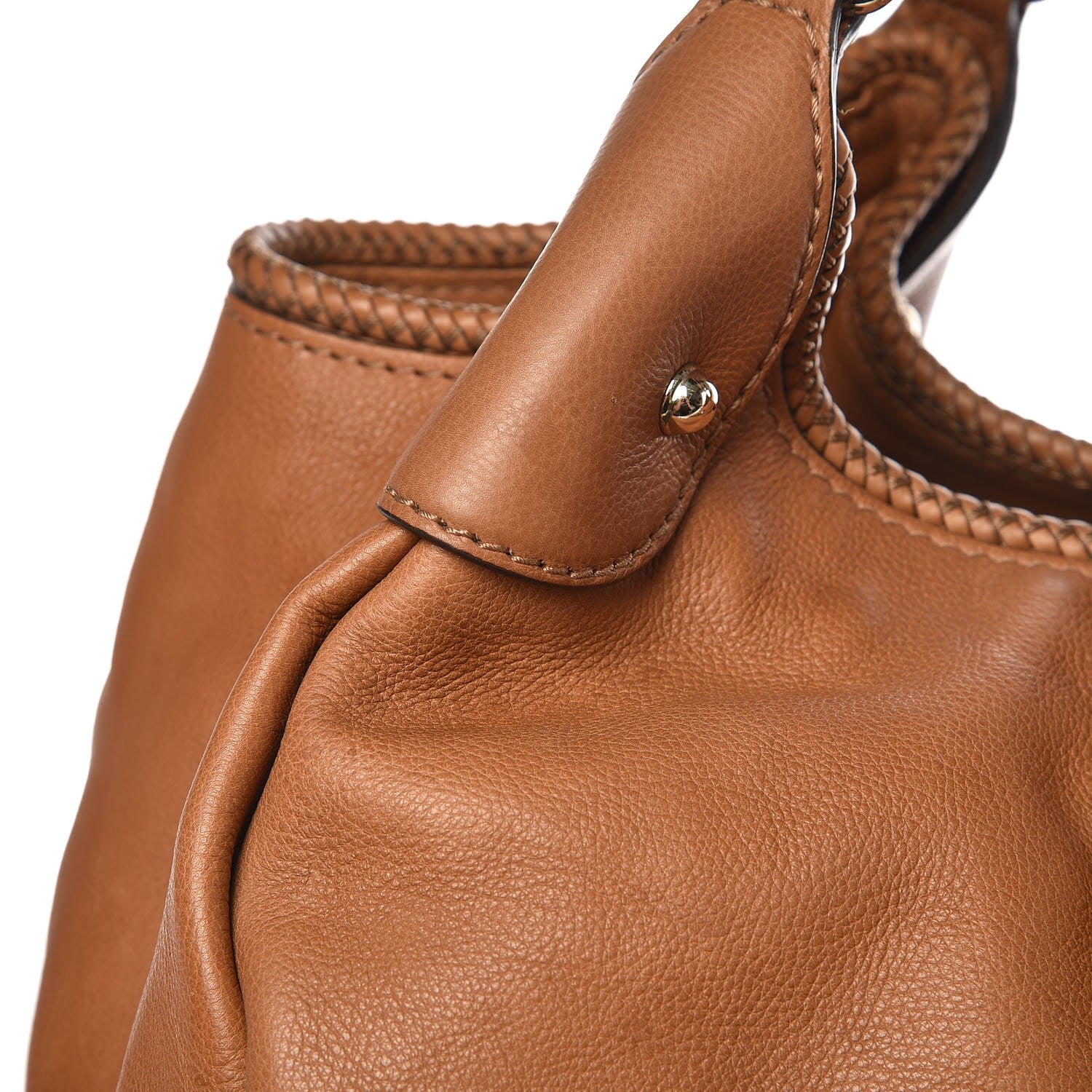 Gucci Pebbled Calfskin Medium Marrakech Shoulder Bag Camel 12 of 12