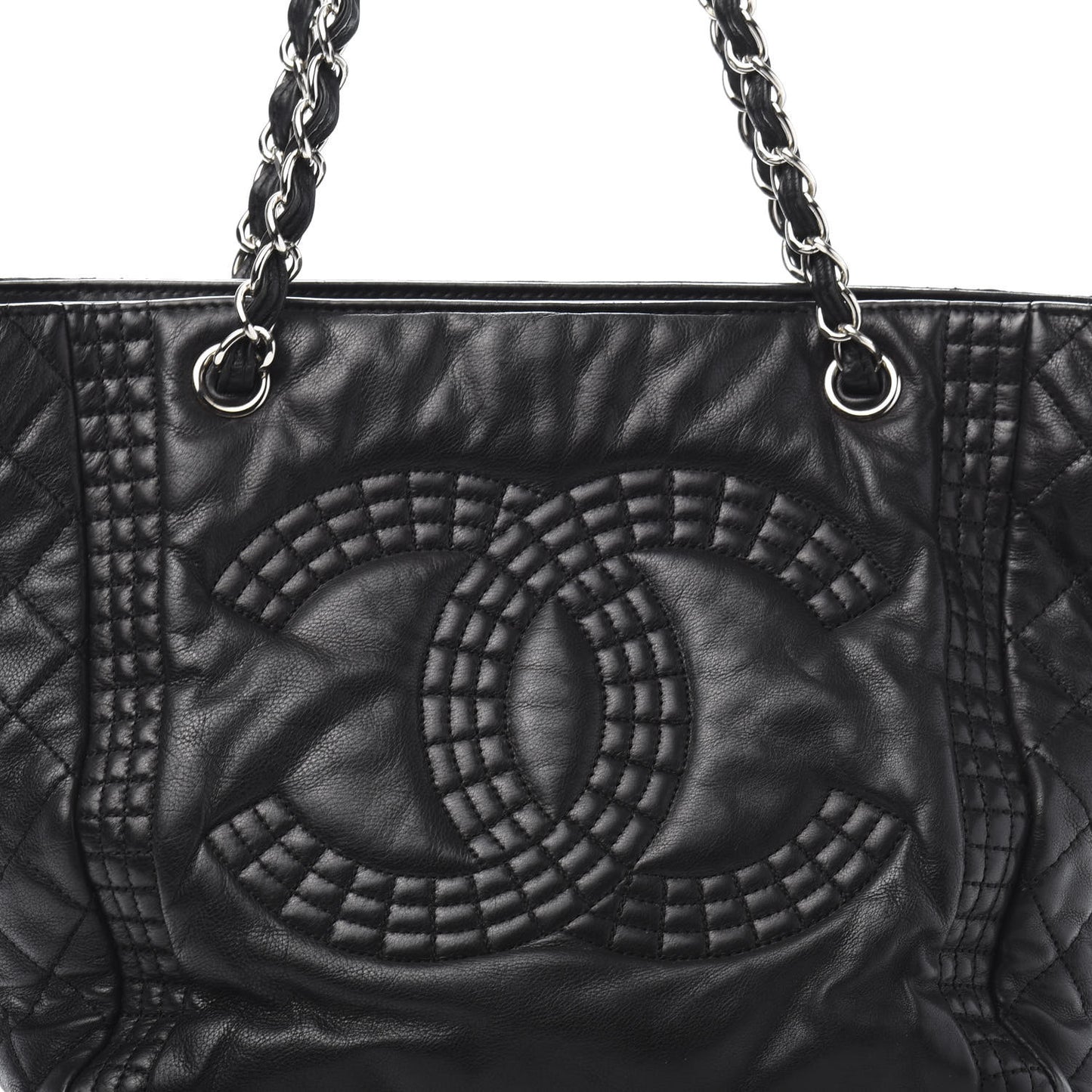 Calfskin Coco Bengal Tote Black