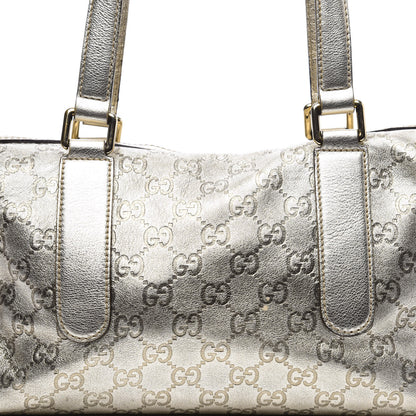 Gucci Metallic Guccissima Small Boston Gold 10 of 10