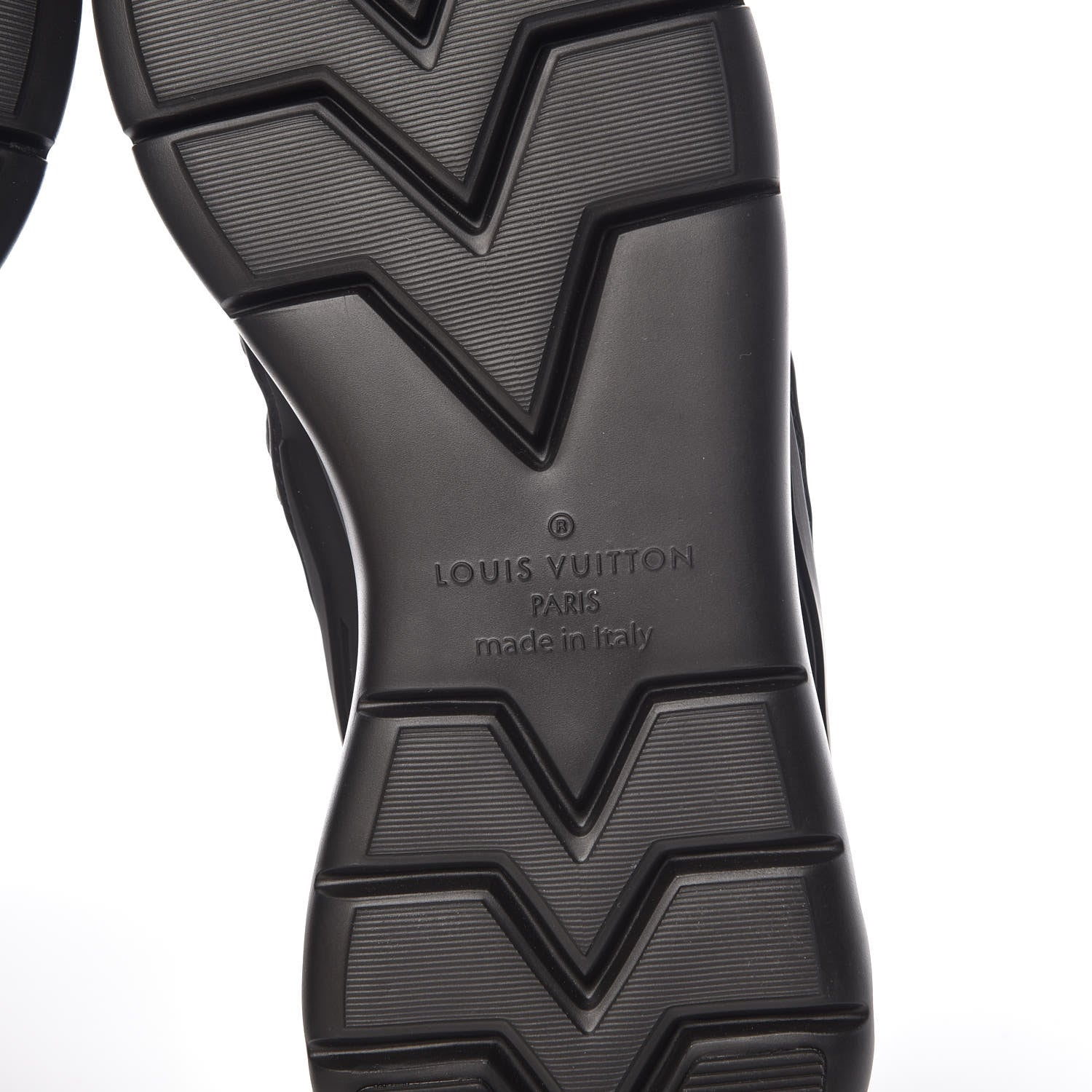 Louis Vuitton Neoprene Mesh Rubber Monogram Camo Fastlane Low Sneakers 8 Black 8 of 12