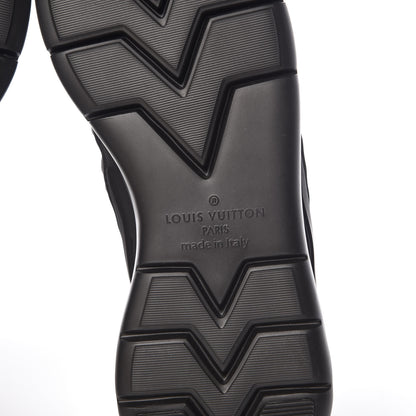 Louis Vuitton Neoprene Mesh Rubber Monogram Camo Fastlane Low Sneakers 8 Black 8 of 12