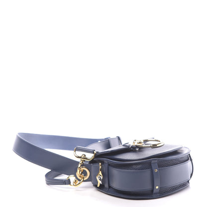 Chloe Calfskin Small Tess Bag Deep Ocean Blue 4 of 11