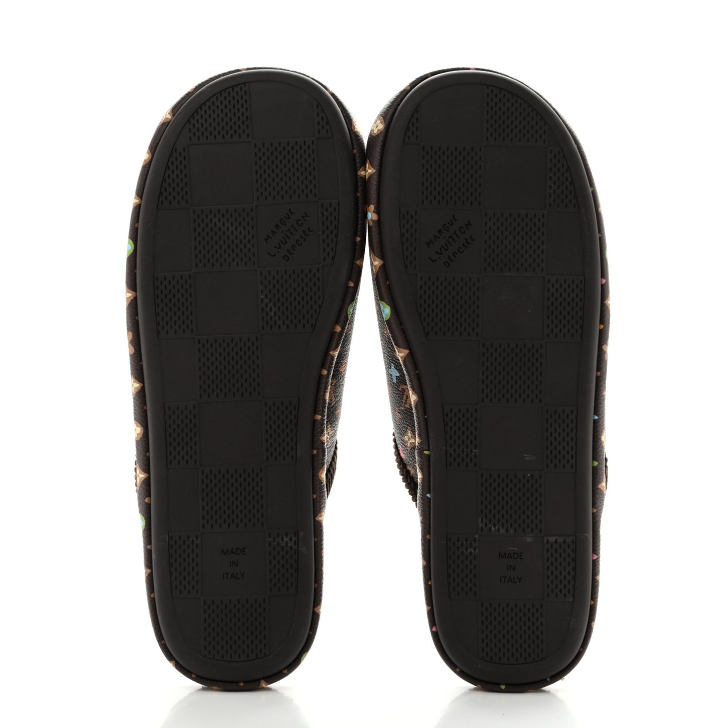 X TYLER THE CREATOR Monogram Craggy LV Palace Mens Slippers 8 Mocha