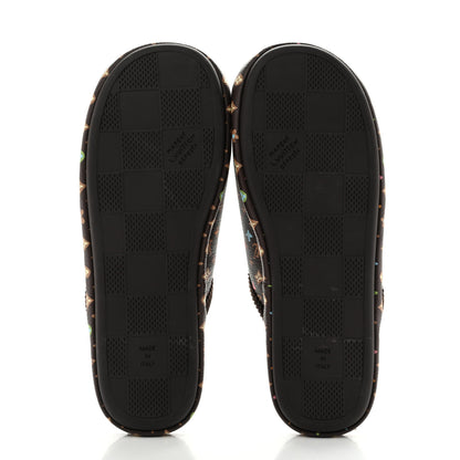 Louis Vuitton X TYLER THE CREATOR Monogram Craggy LV Palace Mens Slippers 8 Mocha 6 of 10