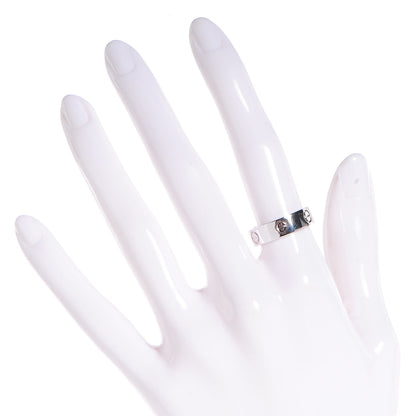Cartier 18k White Gold 5.5mm Love Ring Size 53 US 6.25 2 of 4