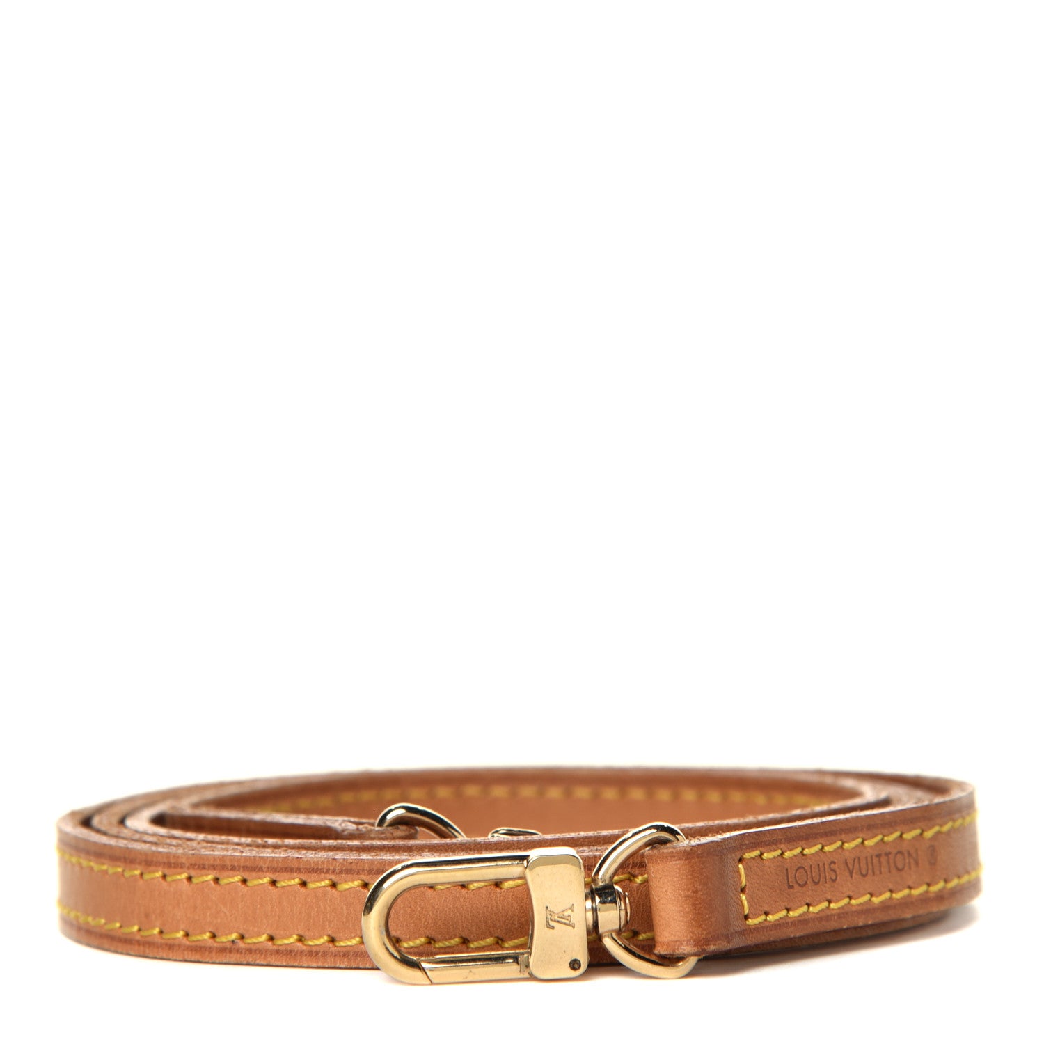 Louis Vuitton Vachetta 12mm Long Shoulder Strap VVN 1 of 4