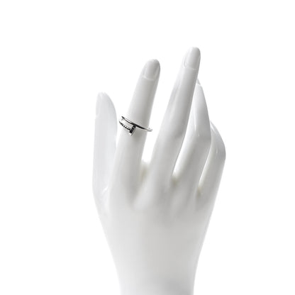Cartier 18K White Gold Small Juste Un Clou Ring 53 6.25 2 of 7