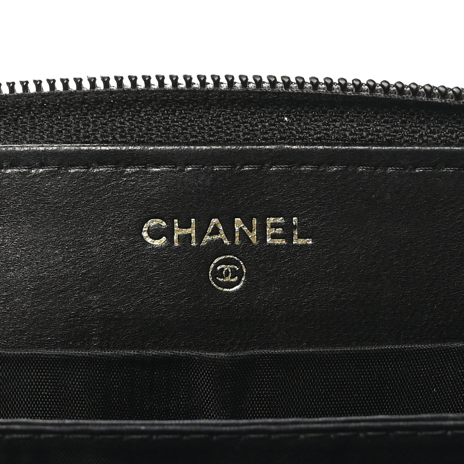 Chanel Caviar CC Timeless Large Zip Around Wallet Black 13 of 21