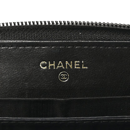 Chanel Caviar CC Timeless Large Zip Around Wallet Black 13 of 21