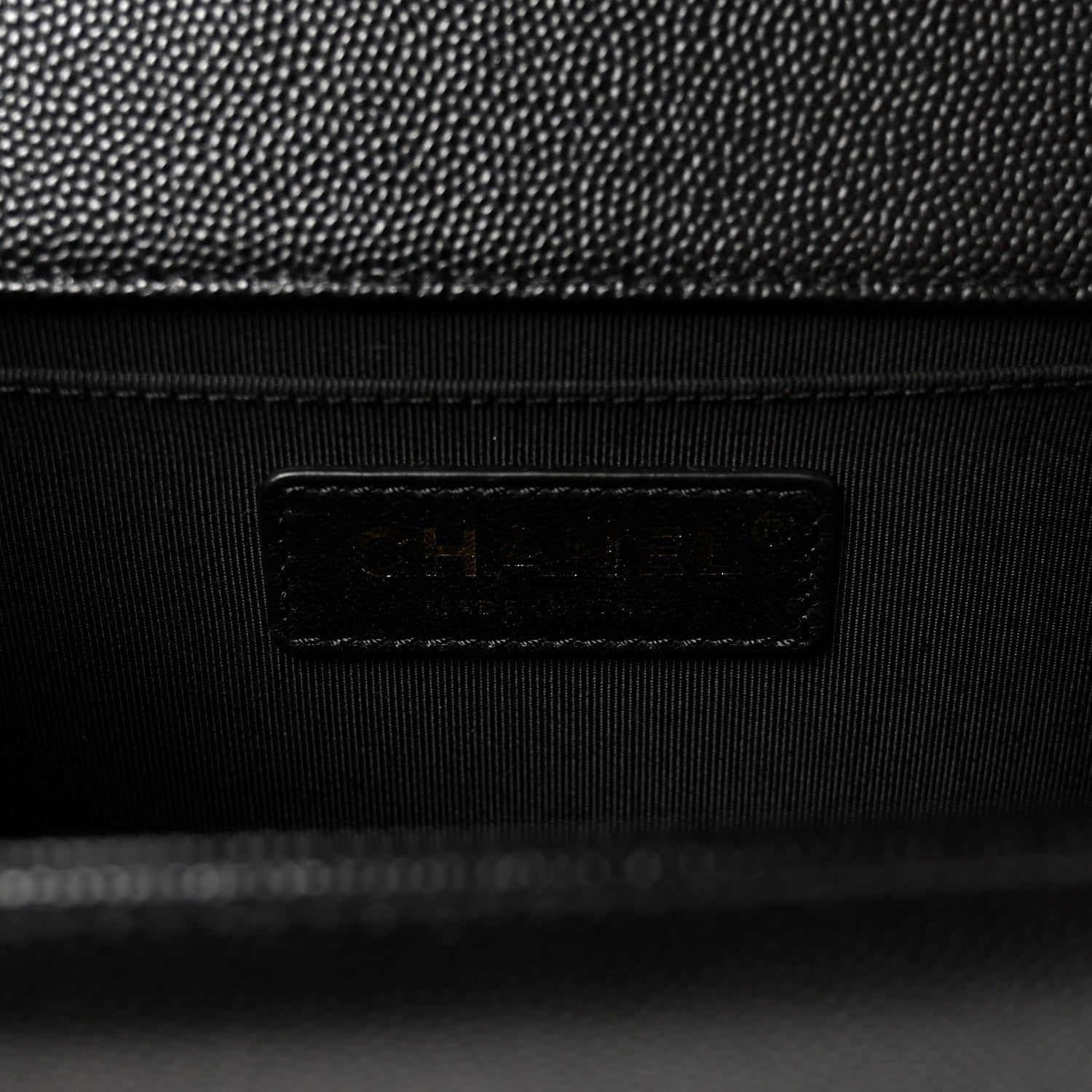 Chanel Caviar Quilted Medium Boy Flap Black 6 of 10