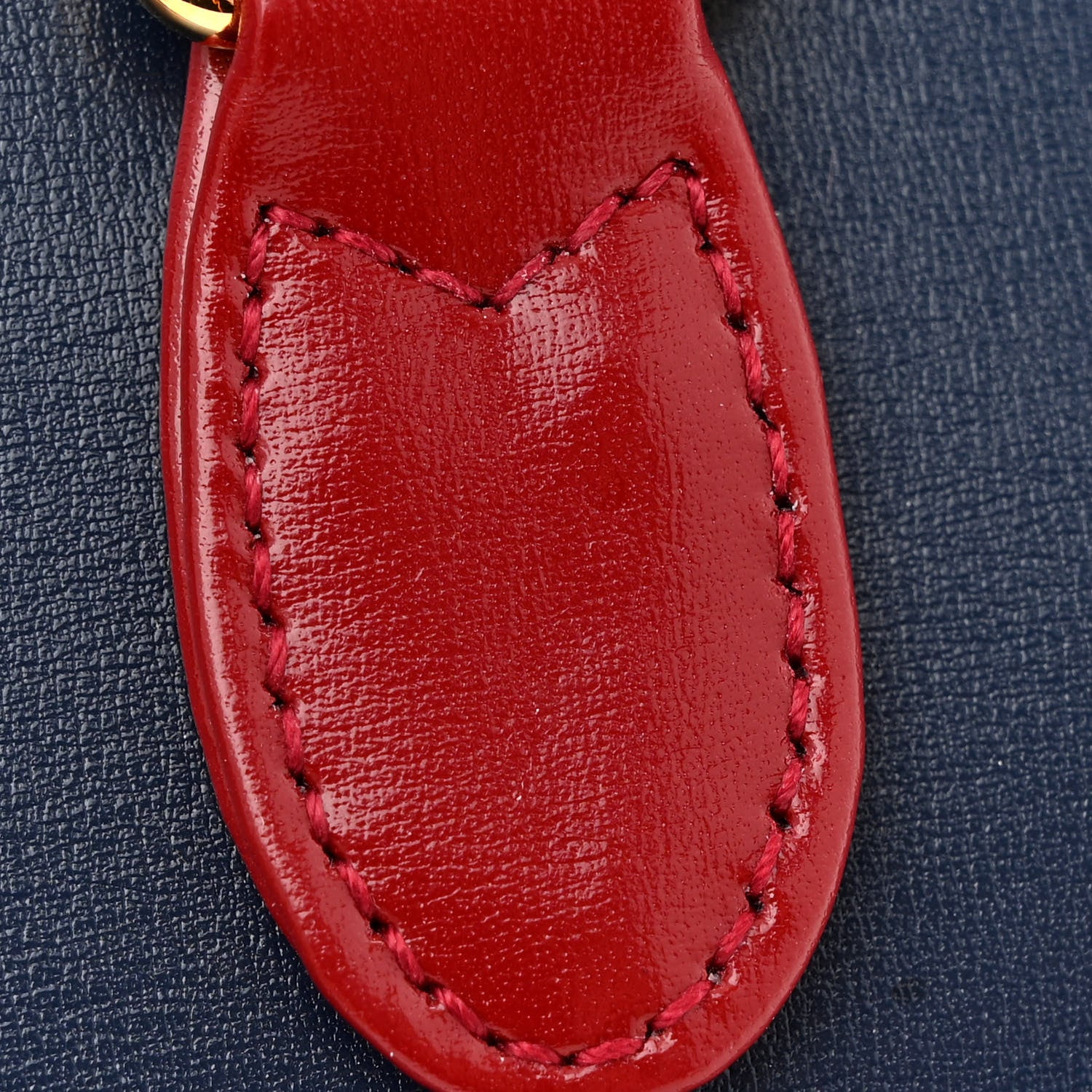 Gucci Boarded Dyana Lux Calfskin Bi-Color Small Jackie 1961 Hobo Blue Agata New Cherry Red 13 of 13