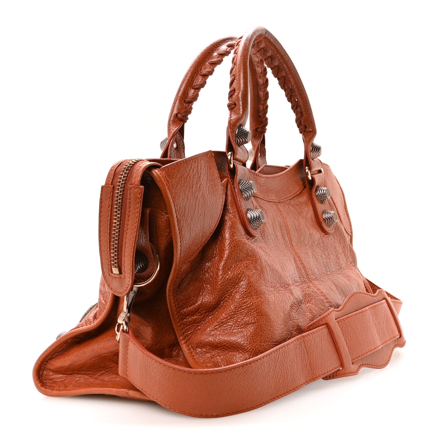 Balenciaga Agneau Giant 21 Rose Gold Hardware Part Time Orange Brulee 4 of 12