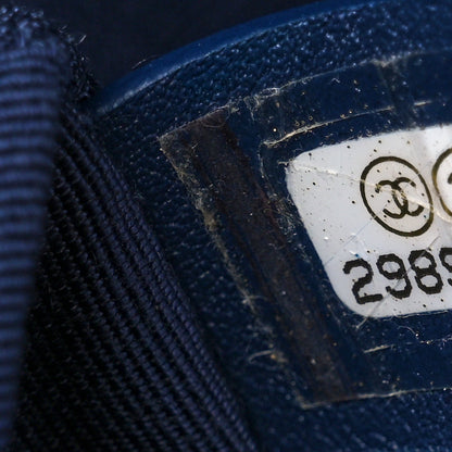 Chanel Denim Quilted Large Chanel 19 Flap Blue 7 of 12