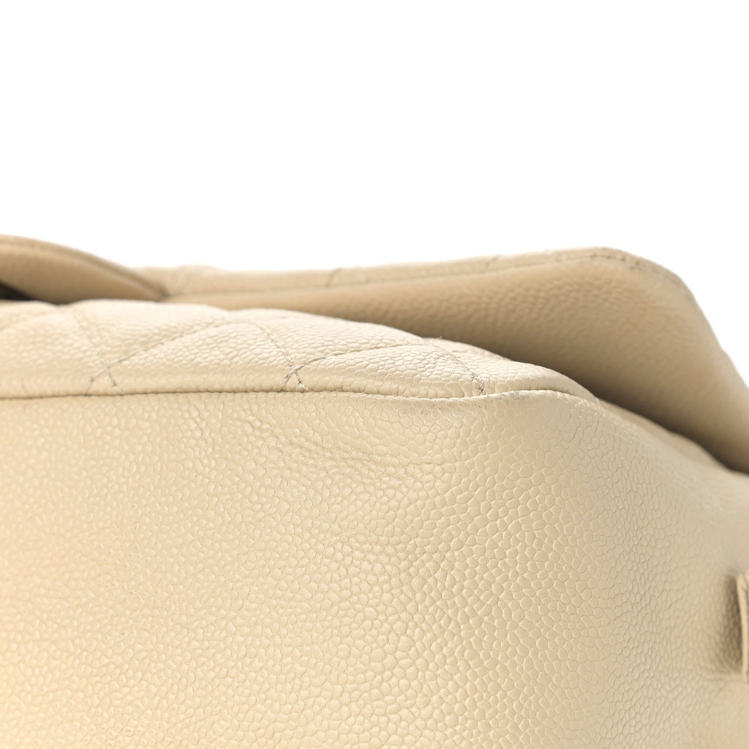 Chanel Caviar Quilted Jumbo Easy Flap Beige 9 of 13
