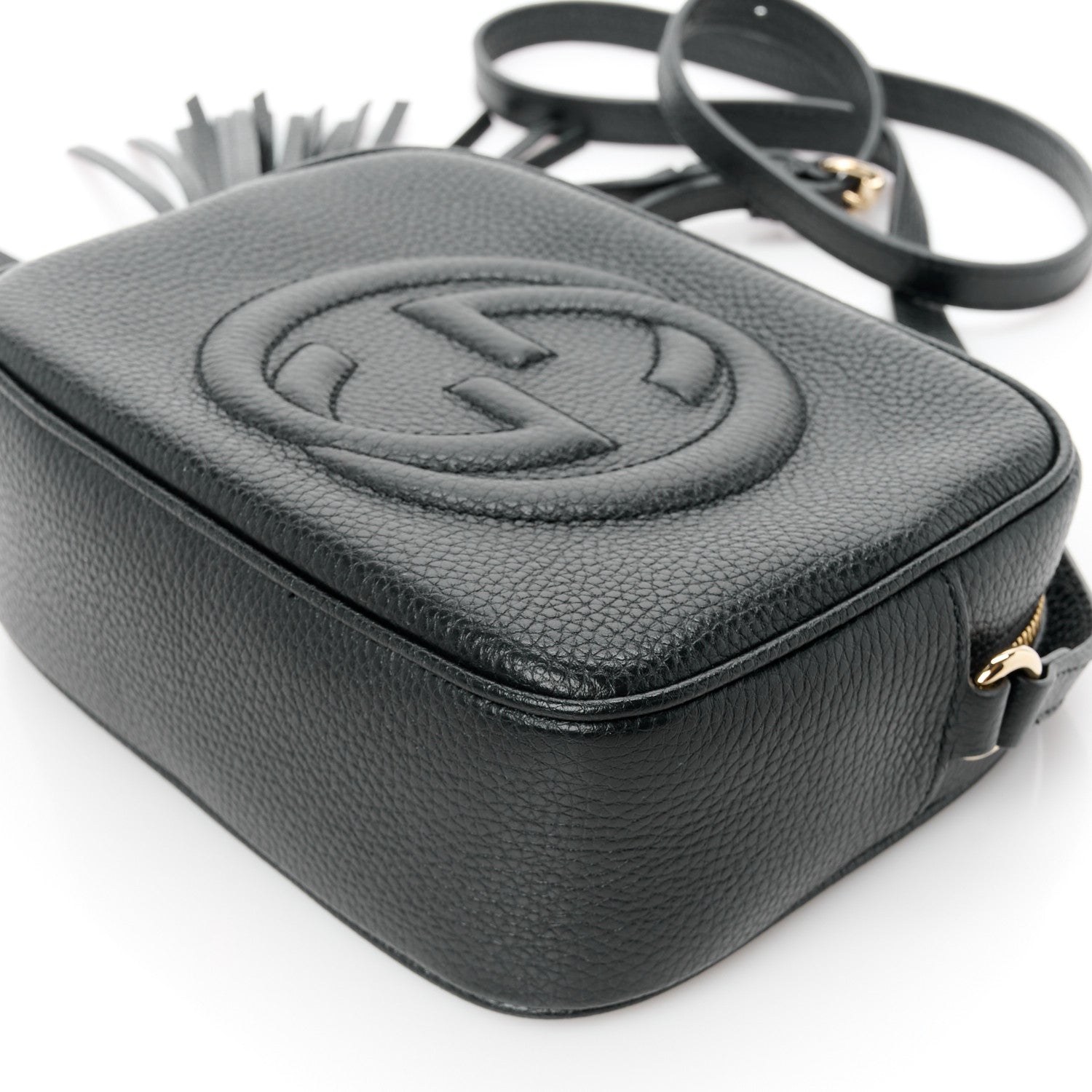 Gucci Pebbled Calfskin Small Soho Disco Bag Black 11 of 11