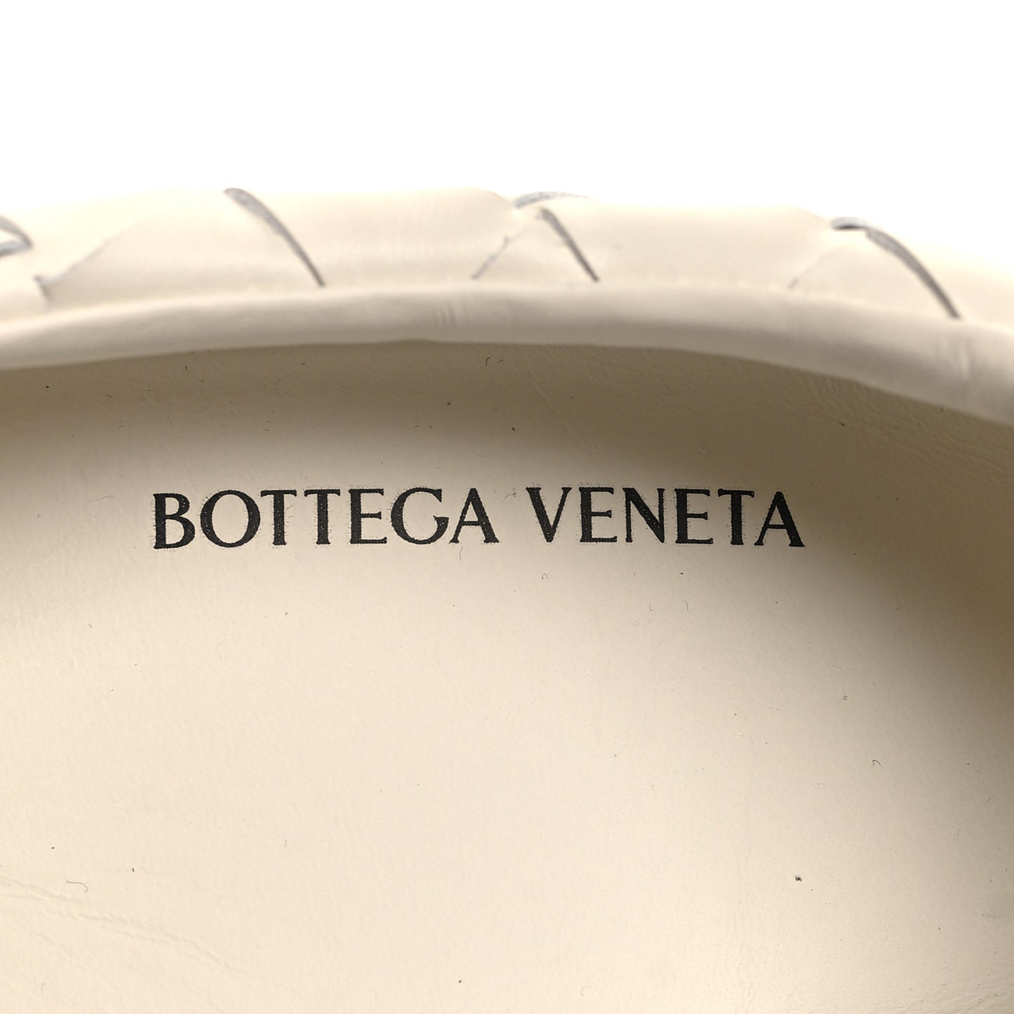 Nappa Intrecciato Slip On Sneakers 39 White