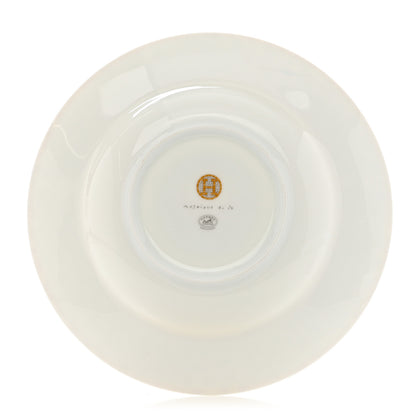 Hermes Porcelain Mosaique Au 24 Platine Soup Plate 3 of 9