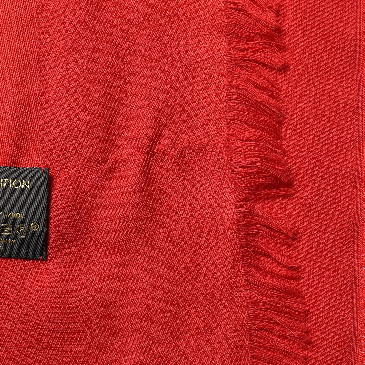 Louis Vuitton Silk Wool Monogram Shawl Pomme D'Amour 5 of 5