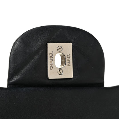 Chanel Patent Quilted Jumbo Double Flap Black 17 of 22