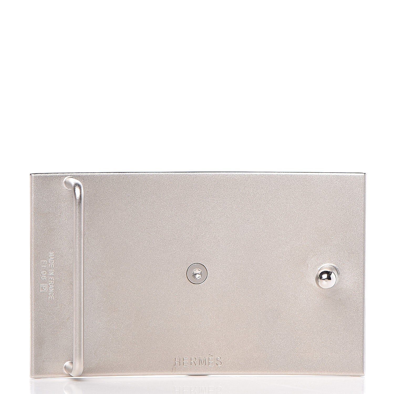 Hermes Palladium Collier de Chien 32mm Belt Buckle 3 of 5
