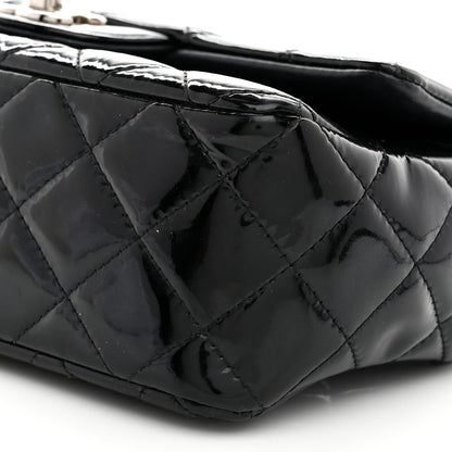 Chanel Patent Calfskin Quilted Mini Rectangular Flap Black 10 of 10