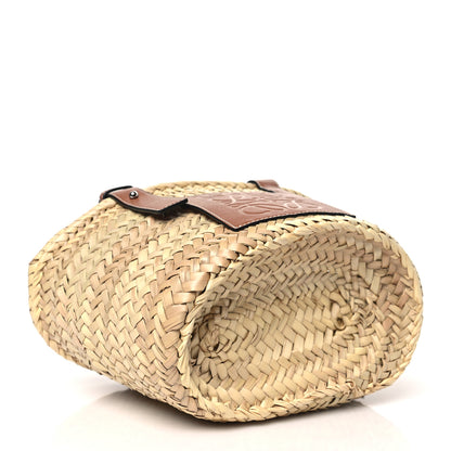 Loewe Raffia Small Basket Tote Bag Natural Tan 4 of 10